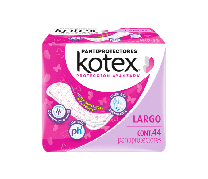 Pantiprotectores Diarios Kotex® Largos