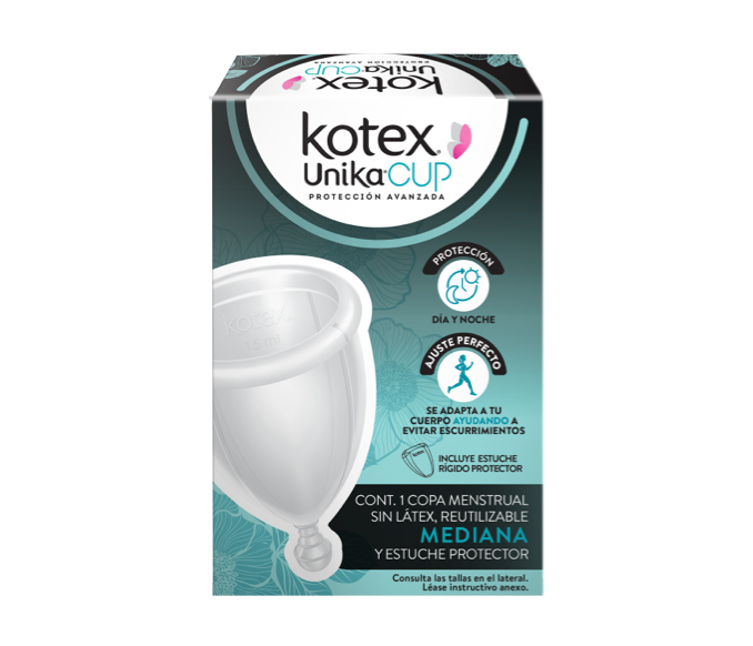 Kotex® Unika Cup Copa Menstrual Mediana